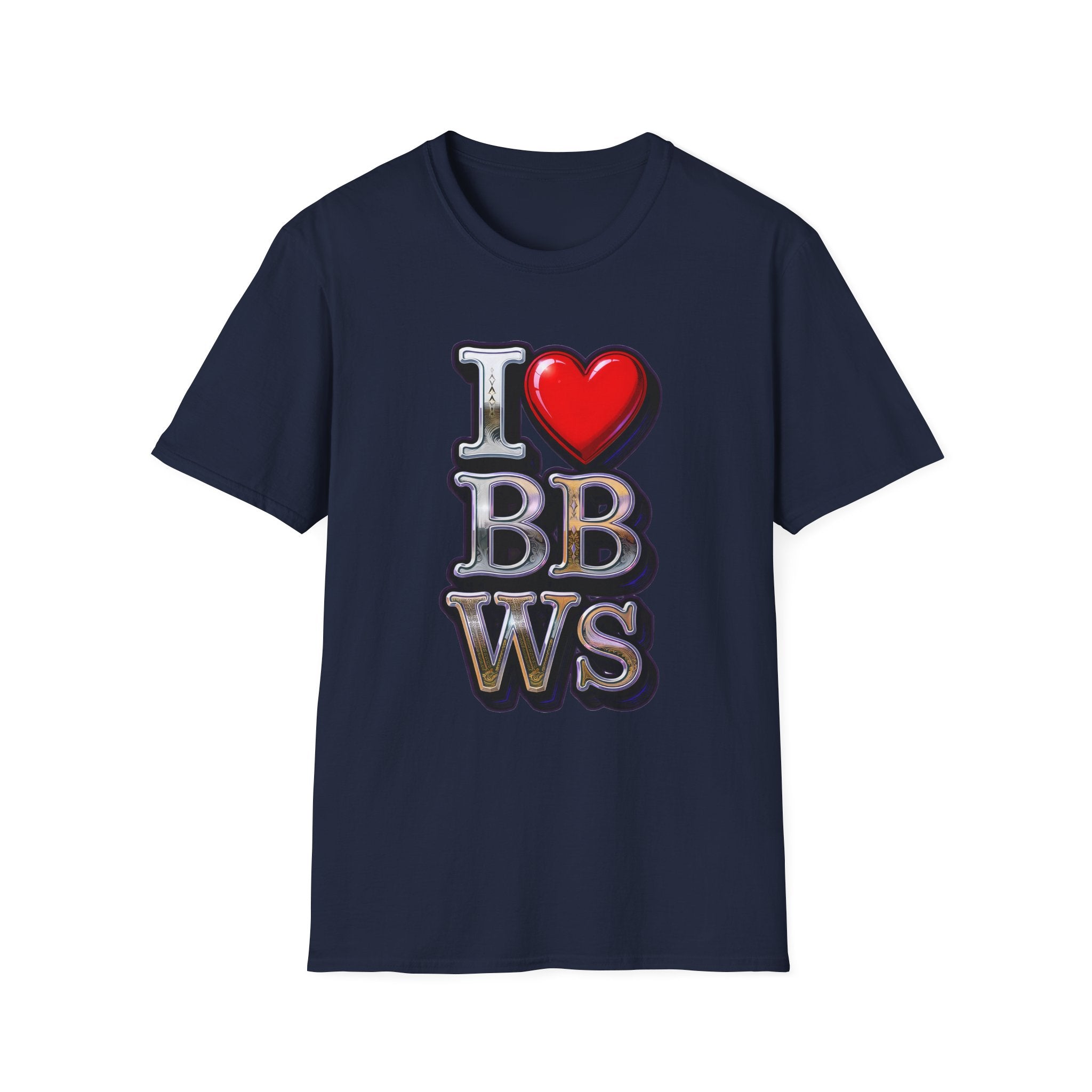 I  Love BBWS T-Shirt — Bold Retro Love Graphic Tee
