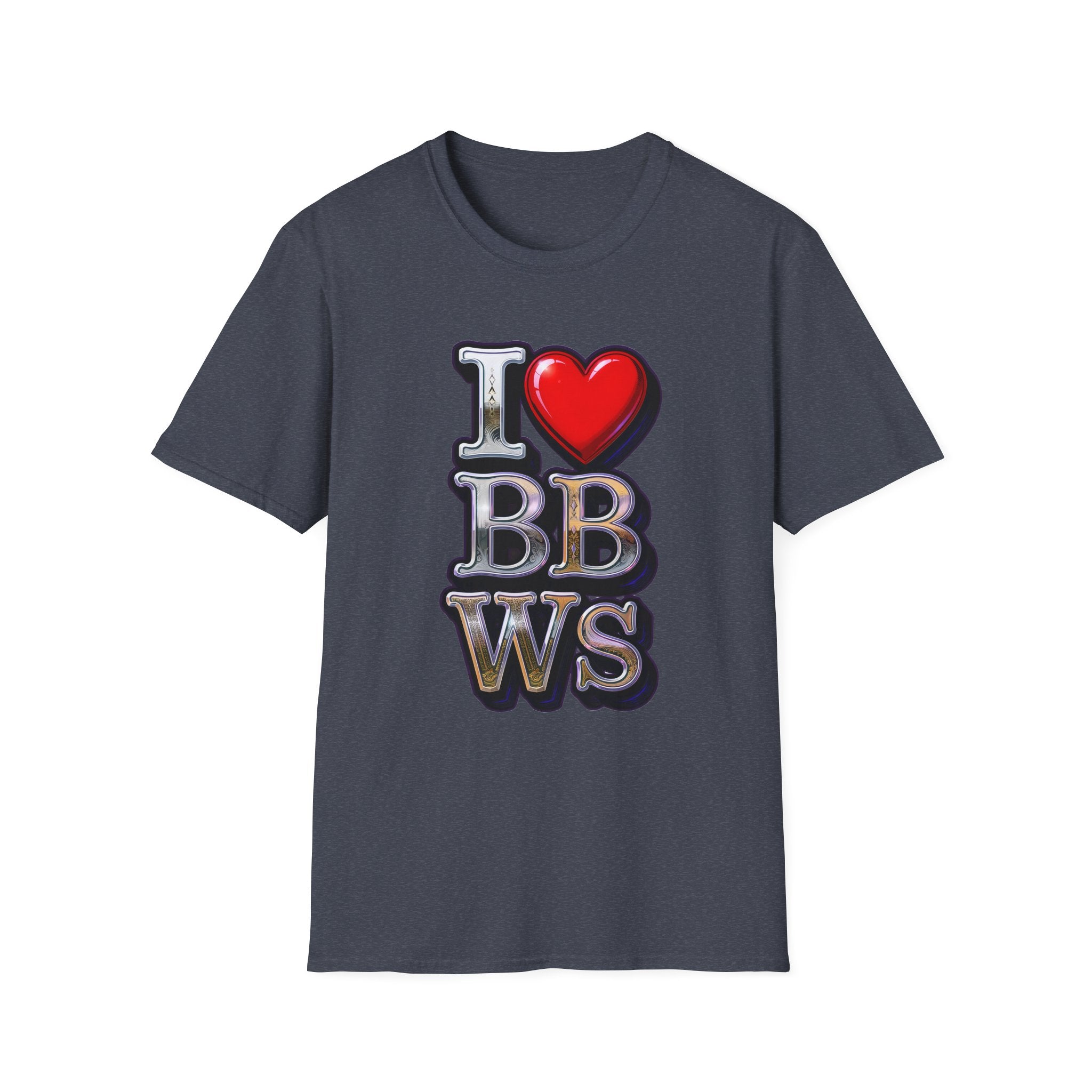 I  Love BBWS T-Shirt — Bold Retro Love Graphic Tee