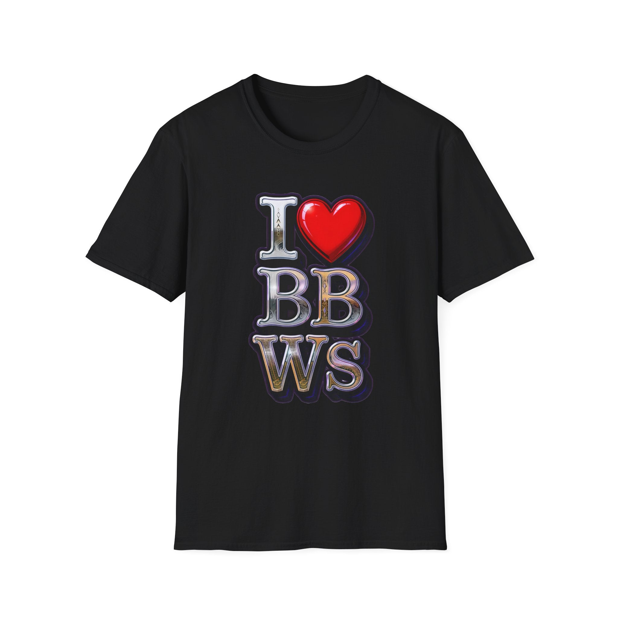 I  Love BBWS T-Shirt — Bold Retro Love Graphic Tee